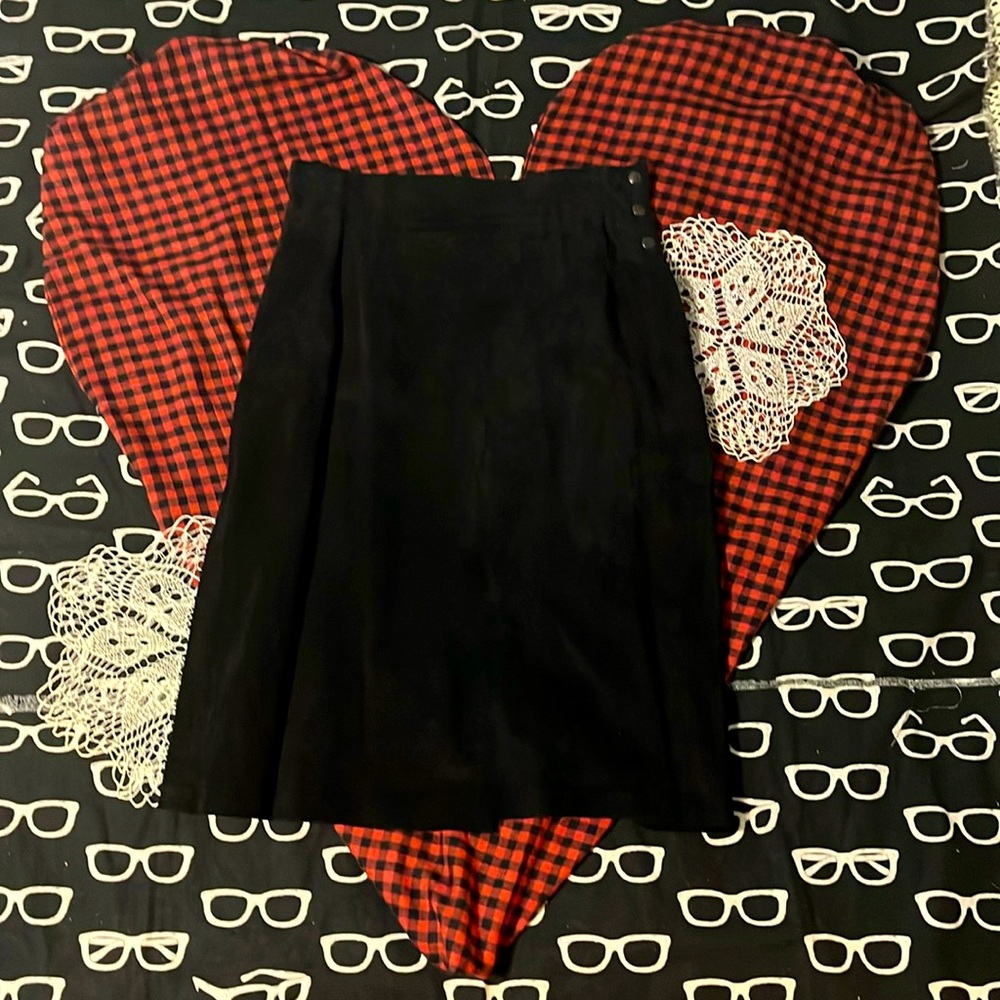 Vintage Genuine Suede Skirt